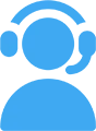 Icon representing 24/7 customer support and personalized assistance.